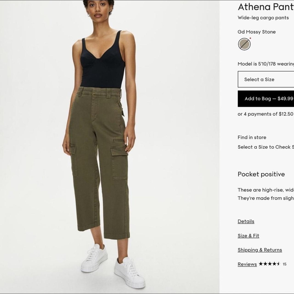 Olive Green Cargo Pants